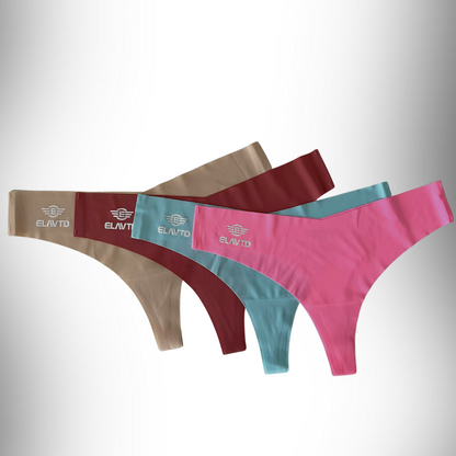 'SEAMLESS FOR SEAMLESS' 4PCS SET THONG